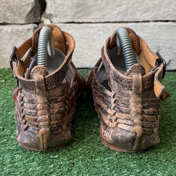 Bed Stu Claire III Brown Leather Huarache Women's SAndals - Picture 5 of 9